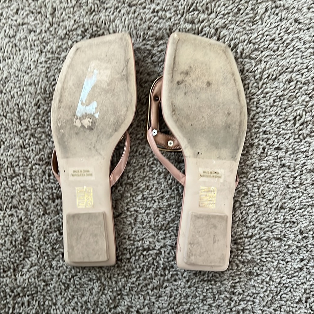Jeffrey Campbell Elegant Gold and Tan Women's Sandals - Picture 3 of 3